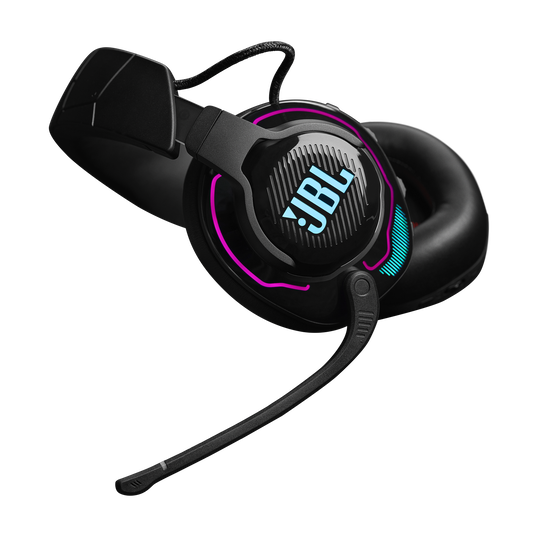 JBL Quantum 910X Wireless - Black - Wireless over-ear performance gaming headset with head  tracking-enhanced, Active Noise Cancelling and Bluetooth - Detailshot 10